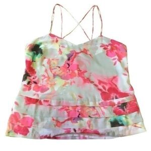 Candies bright floral tank top